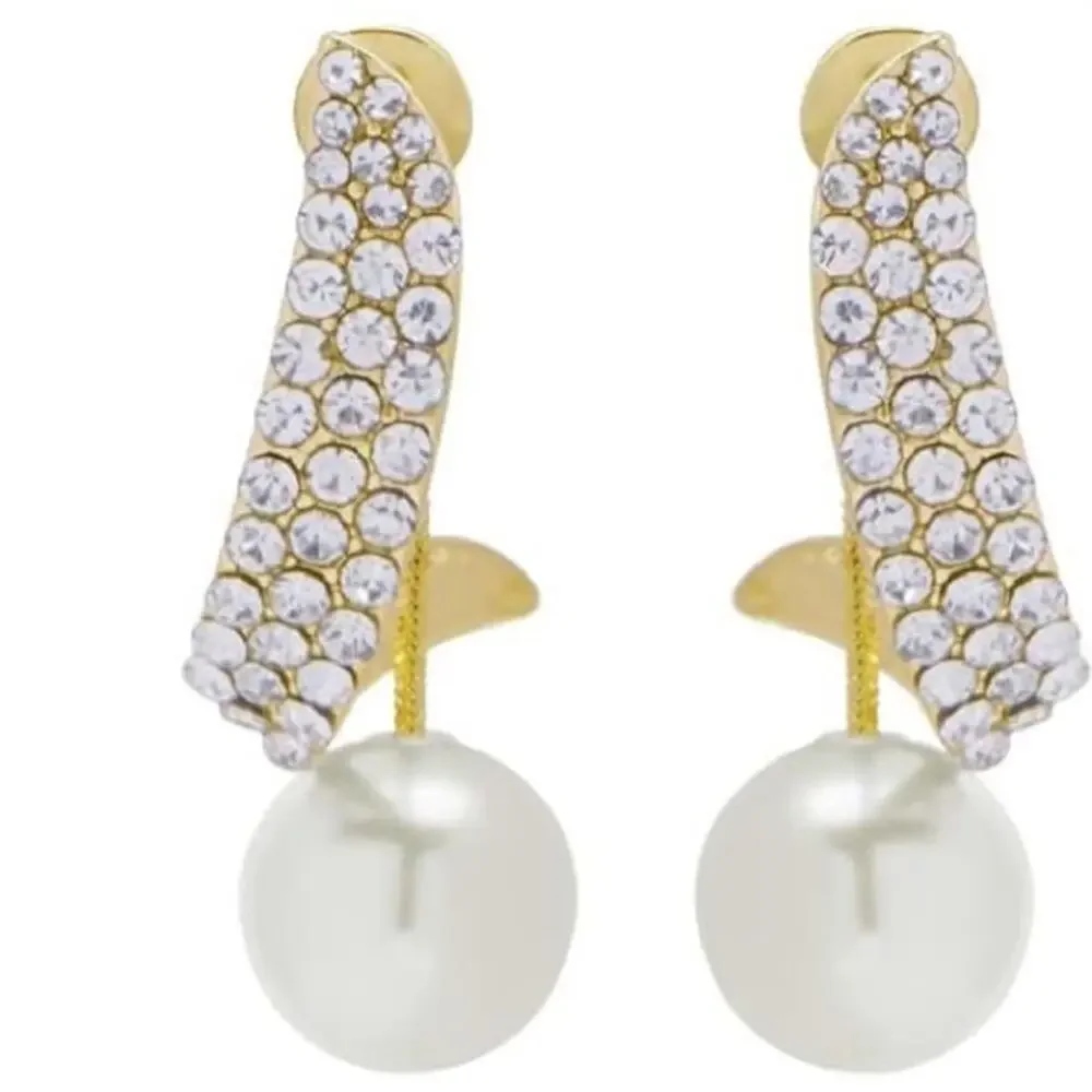 Pearl and Rhinestone Earring Jacket